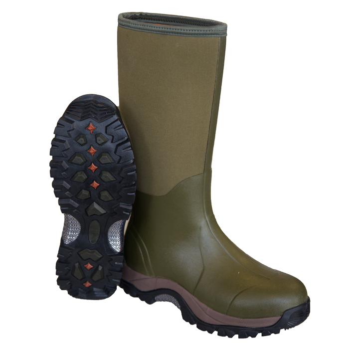 Men's Waterproof Hunting Farming Rubber Neoprene Boots