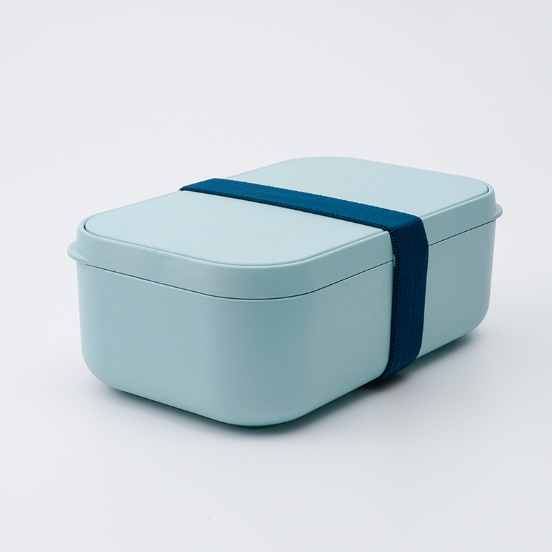 TF105 Ecoofriendly and Biodegradable Flatfun Bamboo Fiber Lunch Box with bamboo fiber cutlery
