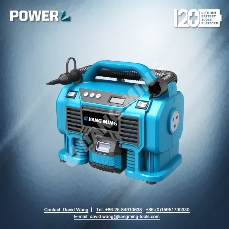 18V lithium battery cordless air pump