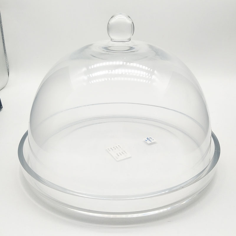 Glass cake cover