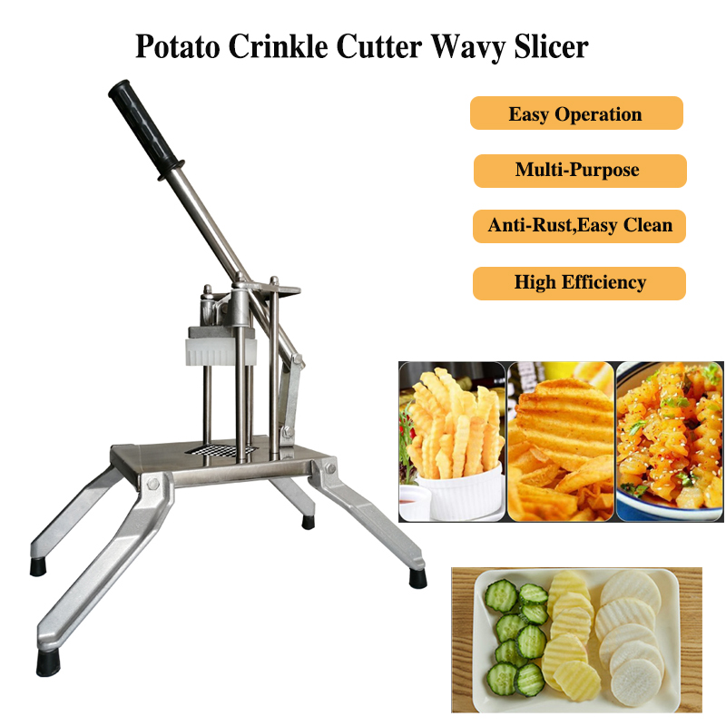 Kitchen Muti Wavy Shape Potato Chips Cutter Slicer