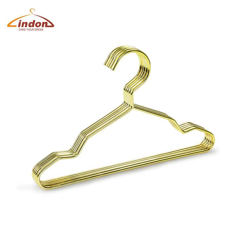 2020 Gold Metal Small Clothes Hangers for Pet Shop