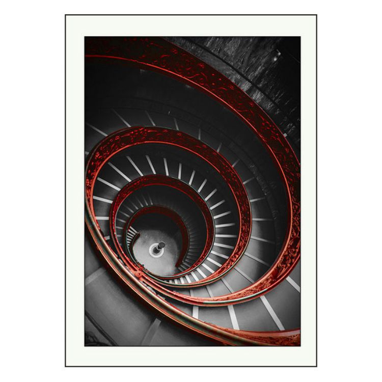Line structure 3D space visual feeling inkjet painting oil painting can be customized