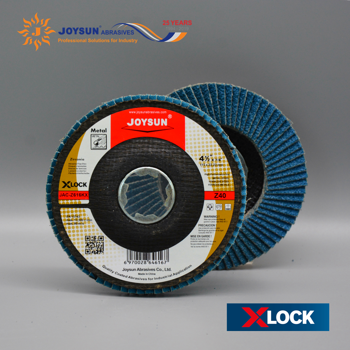X-LOCK Z616KX Zirconium Flap Disc