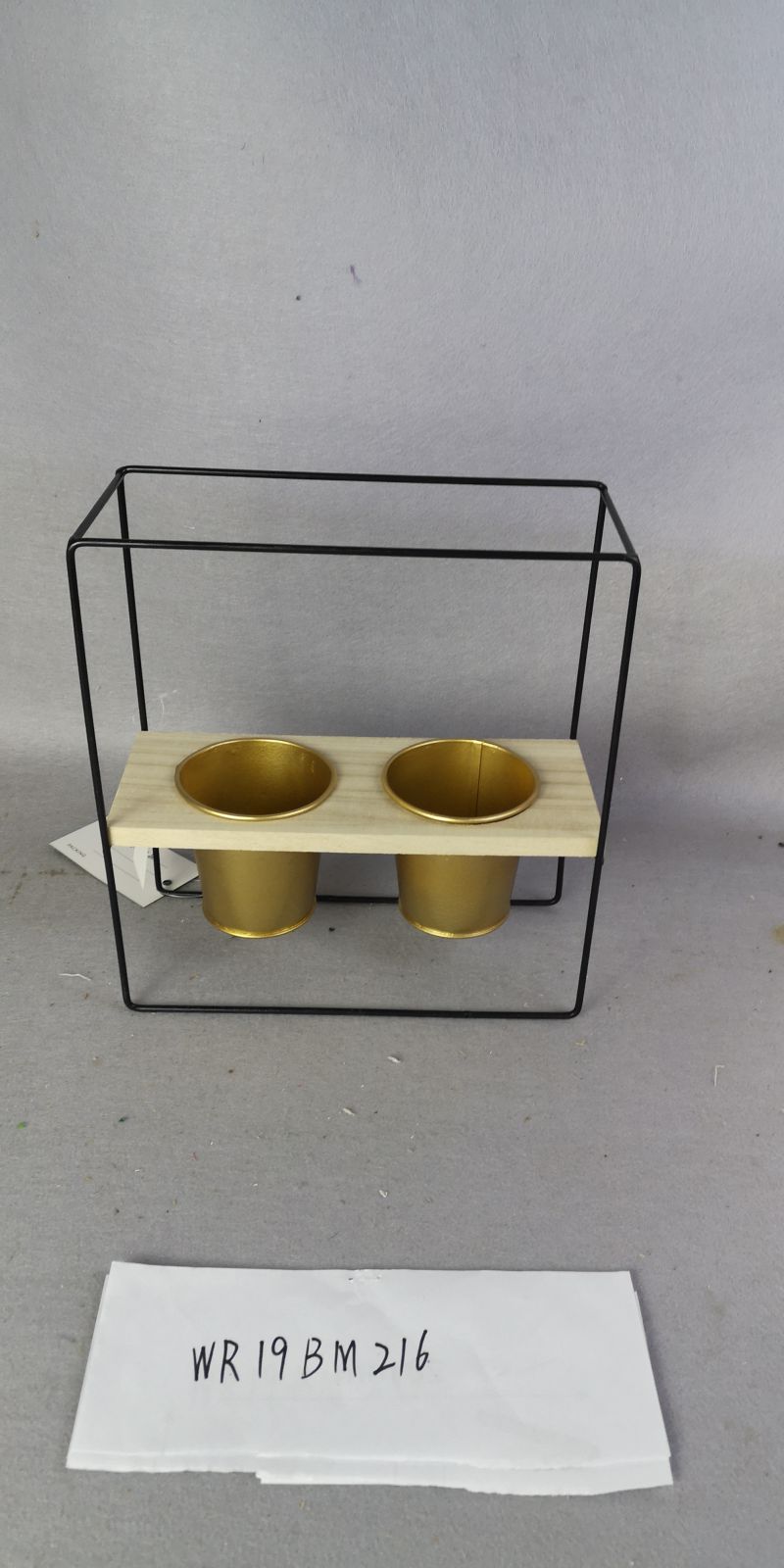 Christmas decorations candle holder without glass