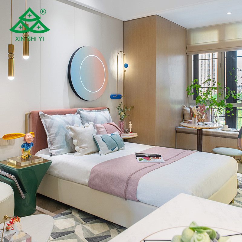 Hot Sale Customized Wooden Hotel Apartment Bedroom Furniture Sets