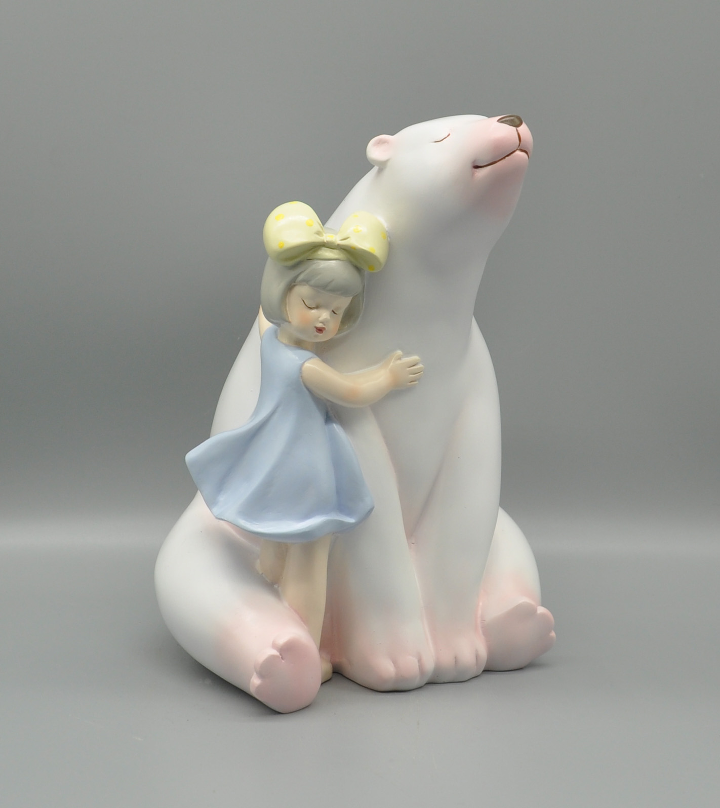 Girl with white bear