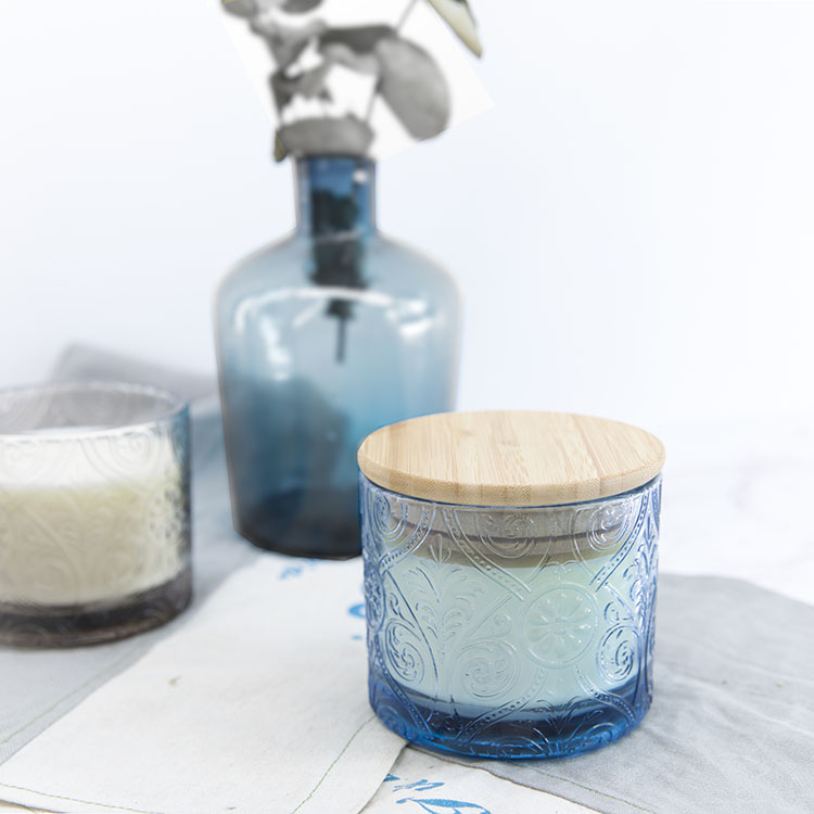 Candle holder soy wax scented candle glass candle jar