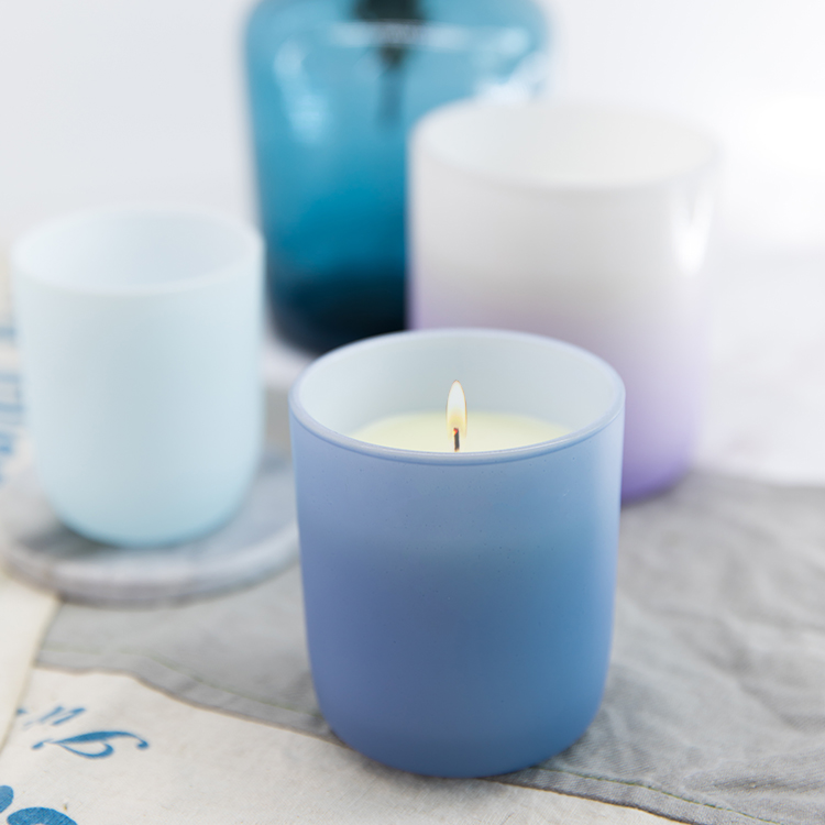 Candle holder soy wax scented candle glass candle jar
