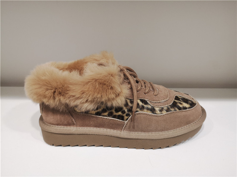Ladies Moccasin Driving shoes Indoor Outdoor Bootie Slippers Sheepskin Mule/Fake fur Slip on Winter Suede Booties Fur Ball Lace