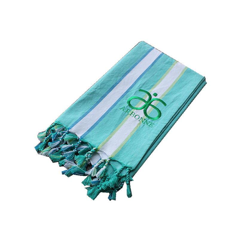 Hawaiian Turkish Cotton Beach Towel With Cover Turkish Peshtemal Towels Factory