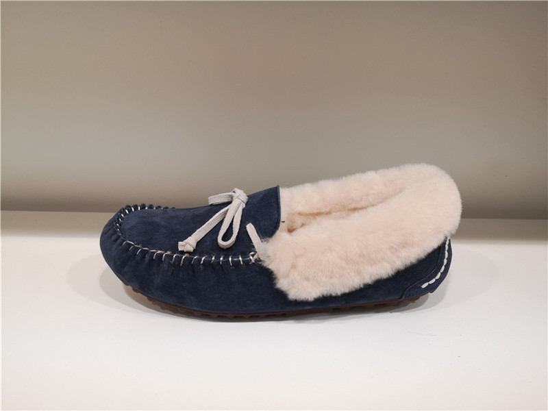 Ladies Moccasin Driving shoes Indoor Outdoor Bootie Slippers Sheepskin Mule/Fake fur Slip on Winter Suede Booties High Moc
