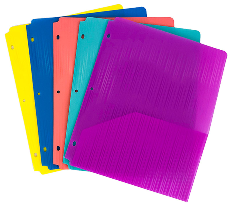 Two Pocket Poly Portfolio, Letter size