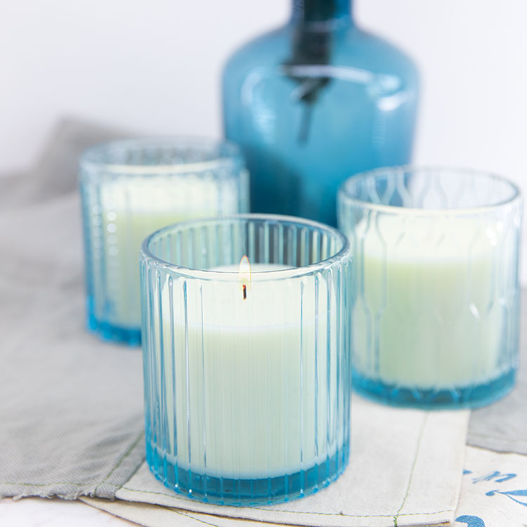 Candle holder soy wax scented candle glass candle jar