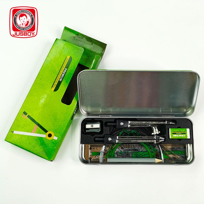 Stationery suit ruler pencil sharpener manufacturer direct supply