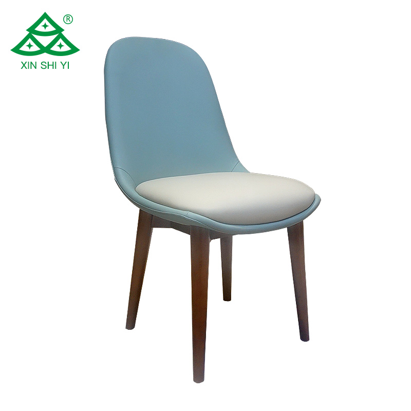 Modern solid wood frame with high density foam hotel chair high-end custom