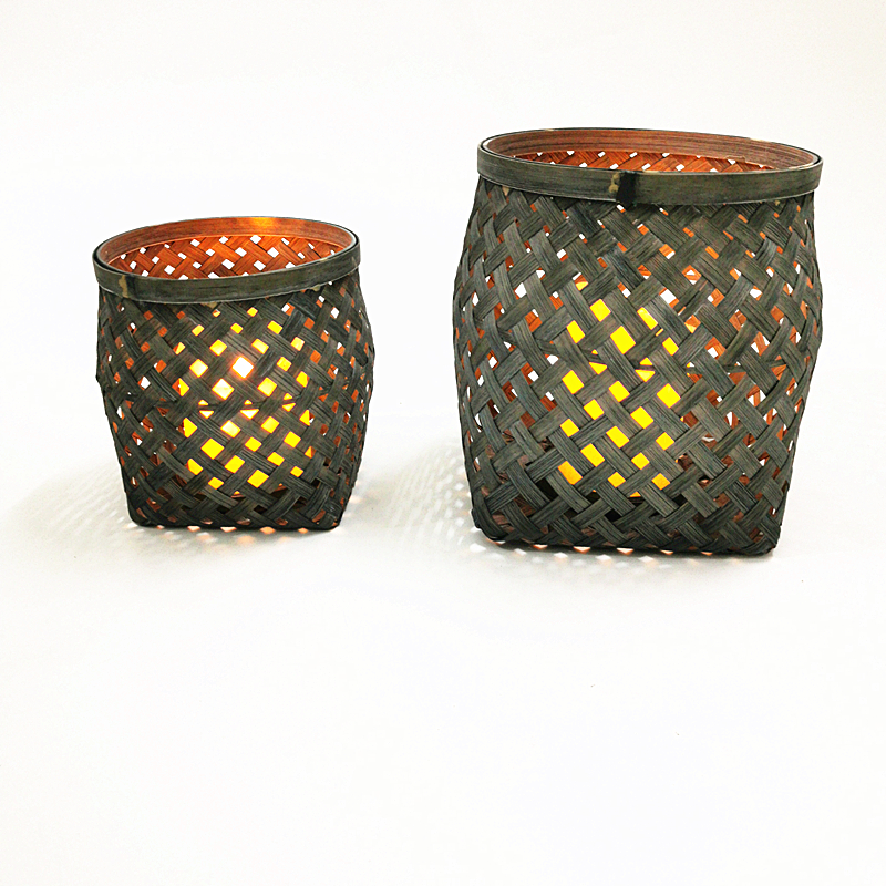 Bamboo lantern S/2