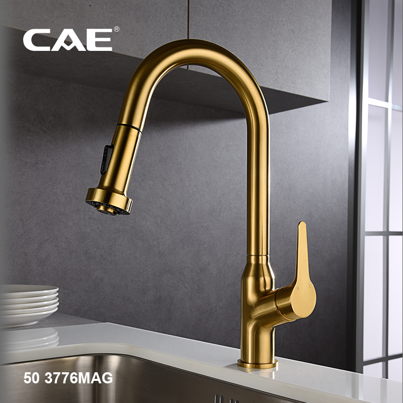 CAE Single-lever pull-down kitchen faucet 50 3776