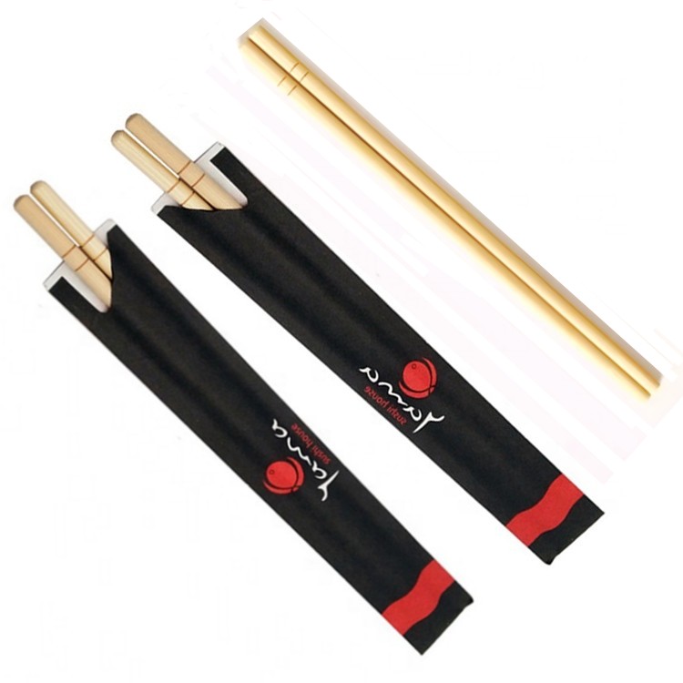Natural Bamboo Disposable Chopsticks with Individual Package