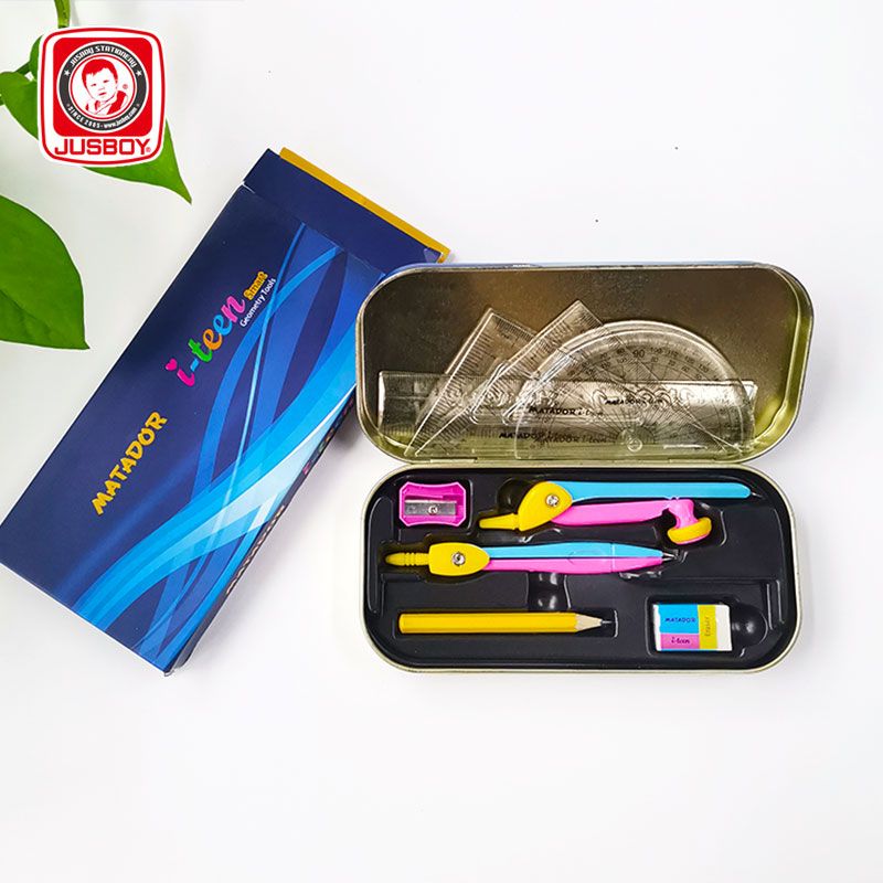Compass suit ruler eraser factory direct supply