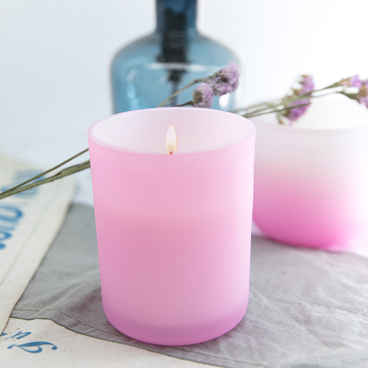 Candle holder soy wax scented candle glass candle jar