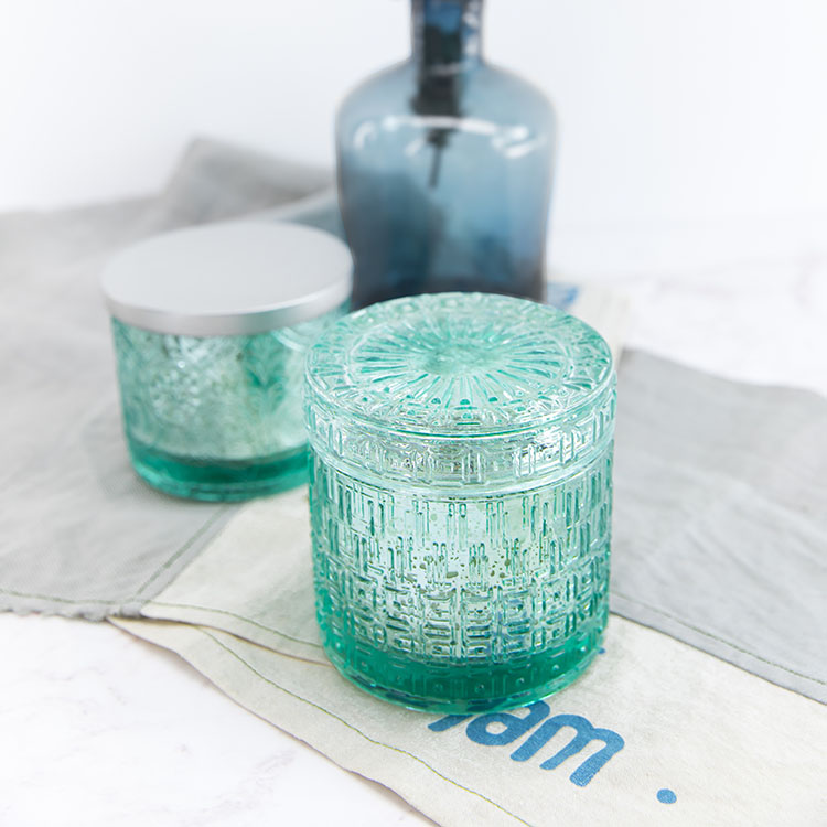 Candle holder soy wax scented candle glass candle jar