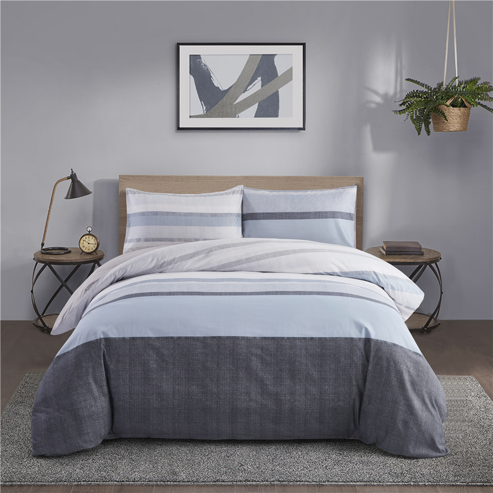 Wholesale print egyptian cotton bedding 1800 thread count duvet cover set microfiber bed sheet