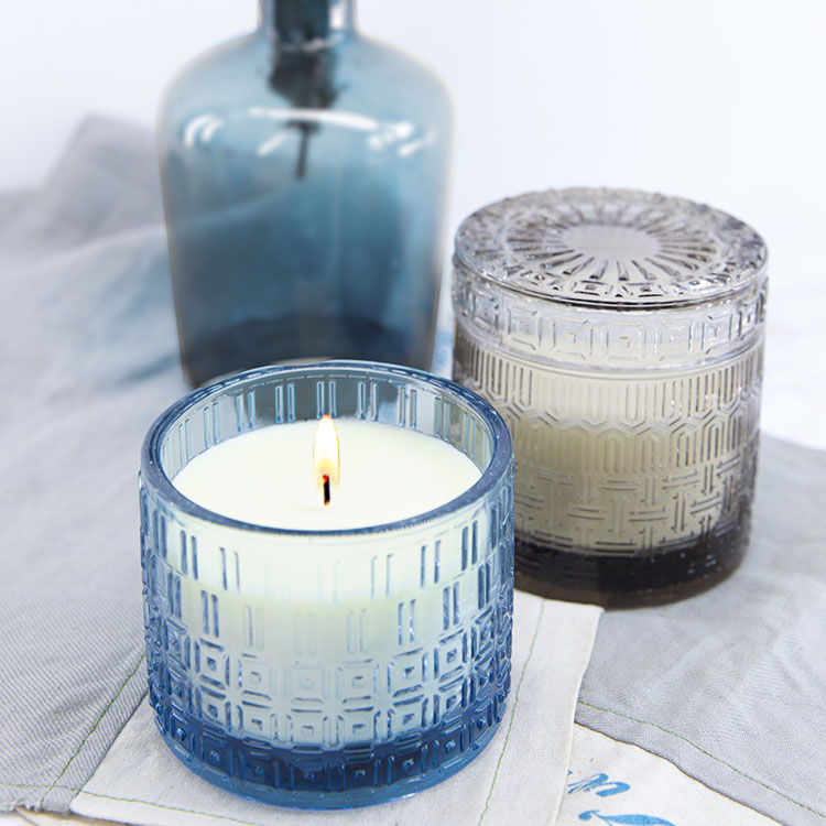 Candle holder soy wax scented candle glass candle jar