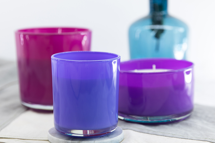 candle holder soy scented candle glass candle jar
