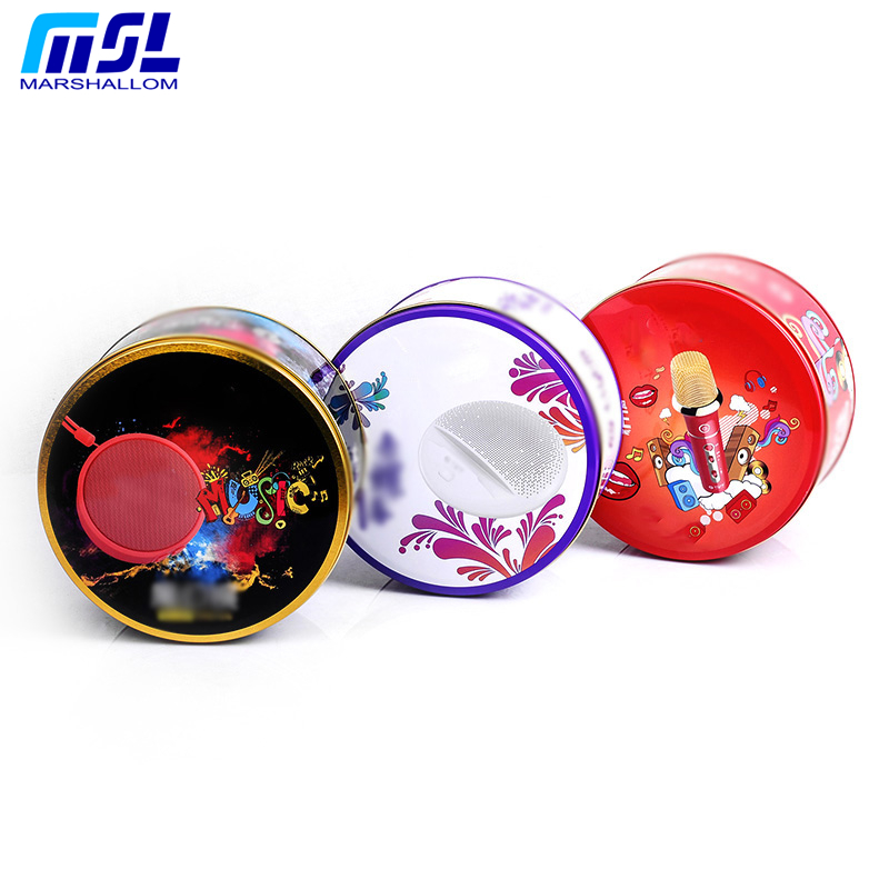 Round biscuit tin/tin/tinbox/tin packaging/gift box
