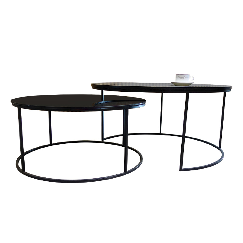 Modern home living room furniture round couple coffer table