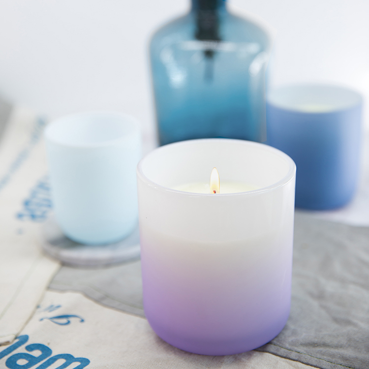 candle holder soy wax scented candle glass candle jar