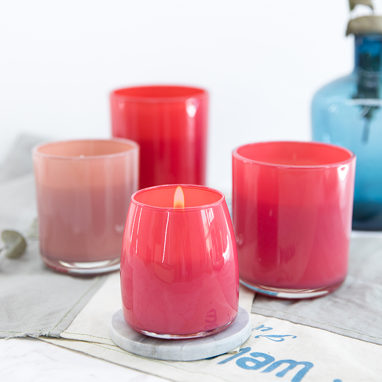 Candle holder soy wax scented candle glass candle jar