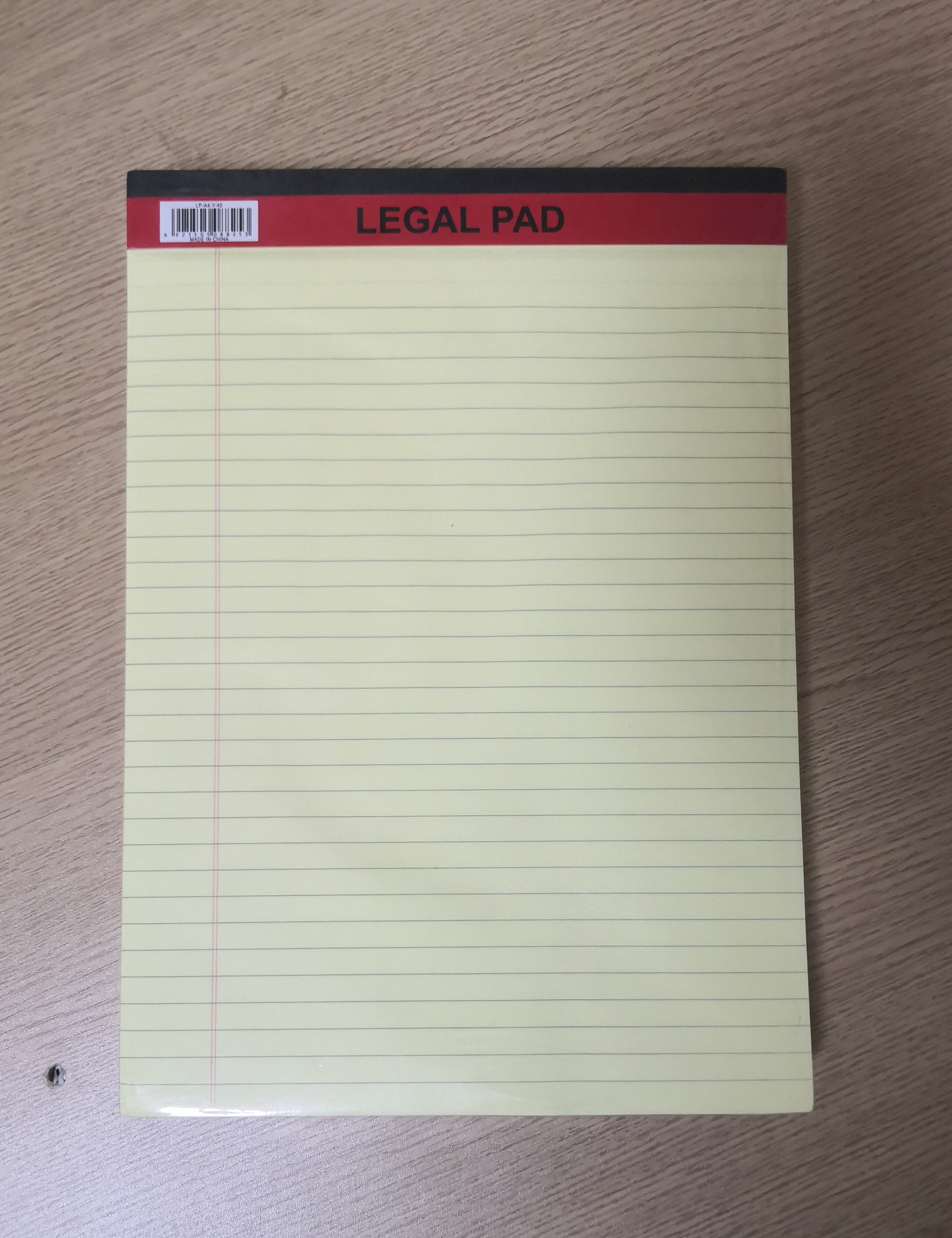 Legal Pad for Israel