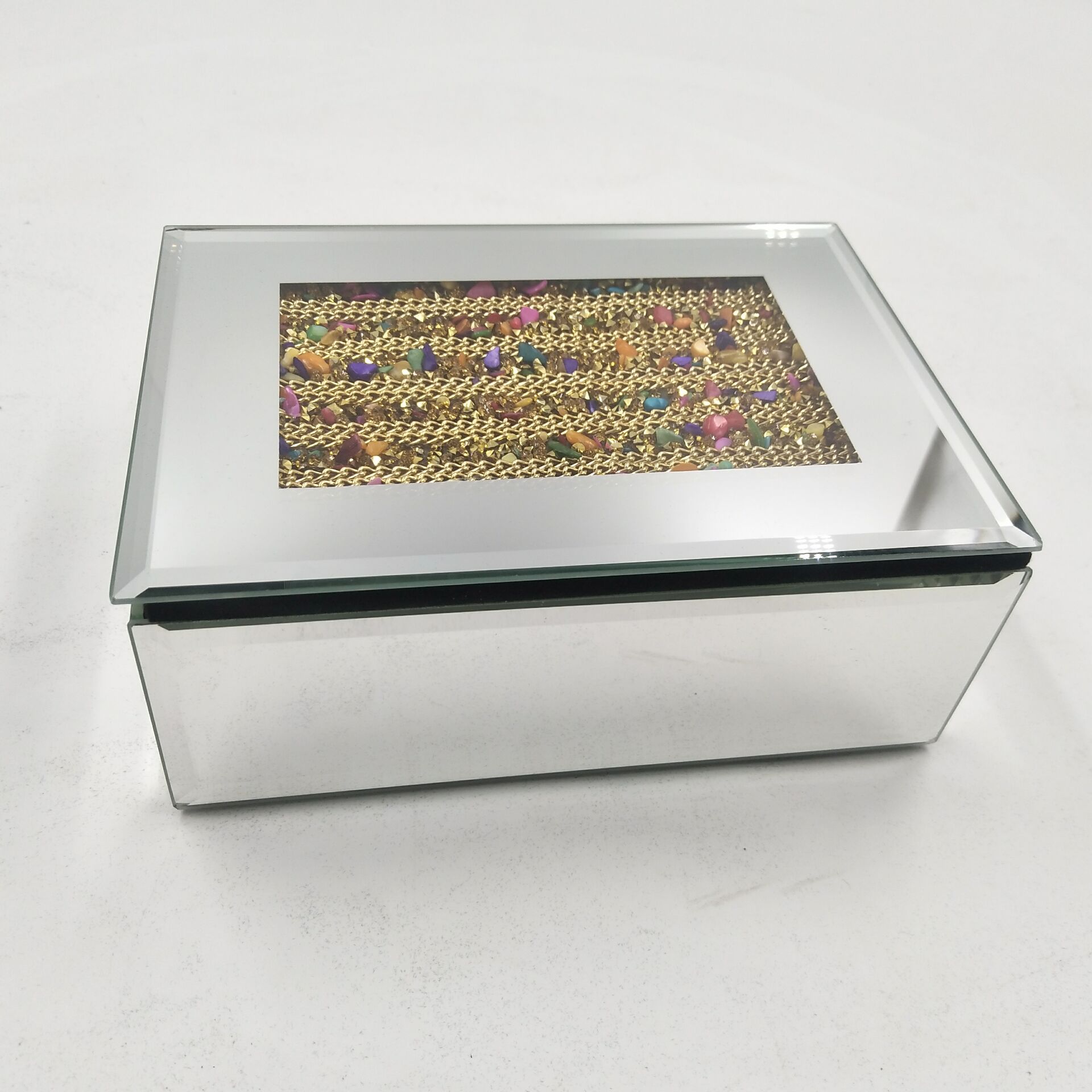 Jewelry box, glass jewelry box, mirror jewelry box, glass box, jewelry box, MDF box