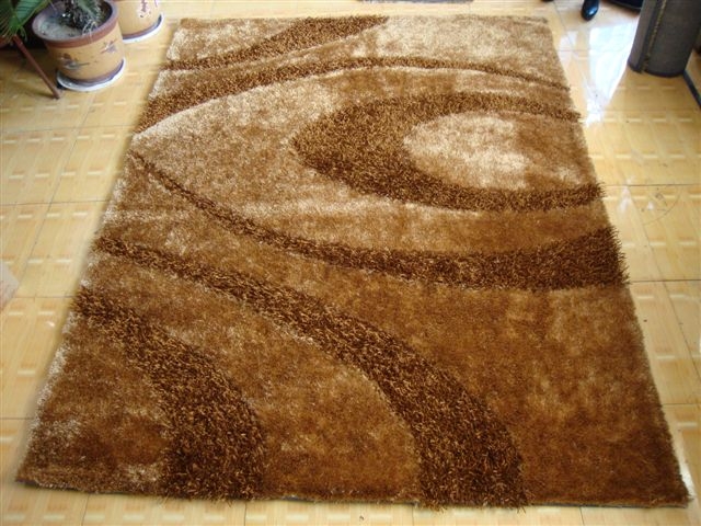 Soft and comfortable korea shaggy silk fashionable home carpet easy match and easy clean