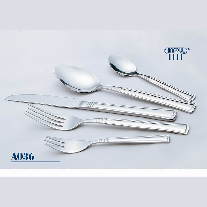 A036 Cutlery set with Gold color