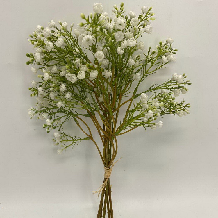 Gypsophila paniculata spray artificial flower 5 stems bouquet 35cmH