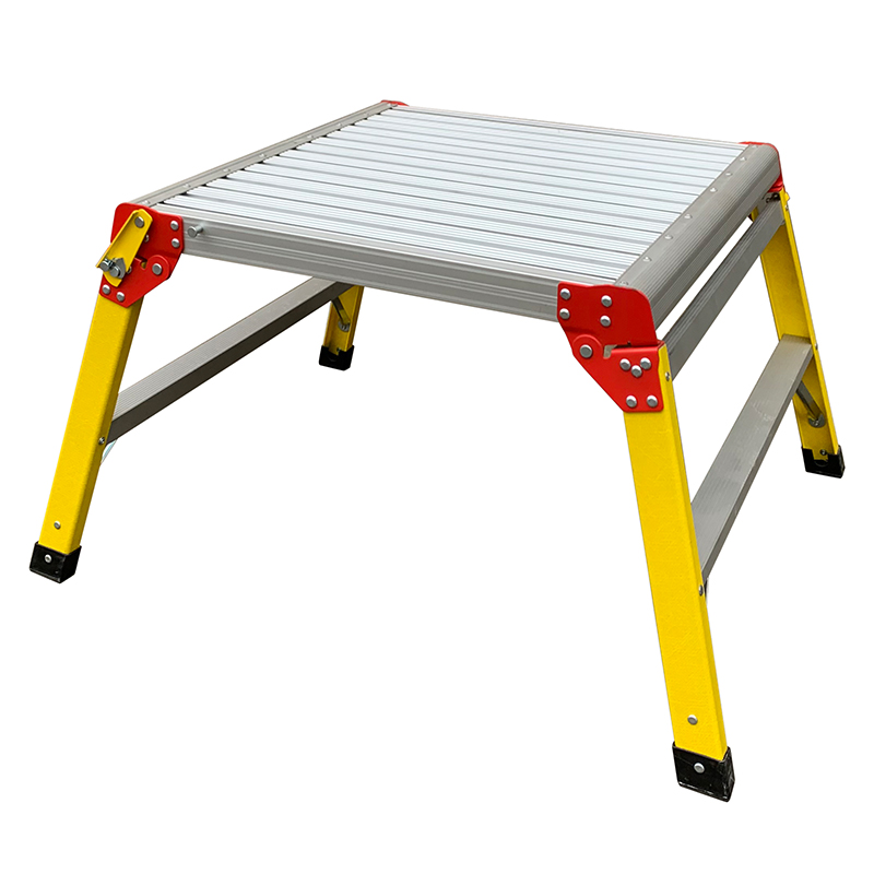350lbs Step stool & fiberglass wroking platform
