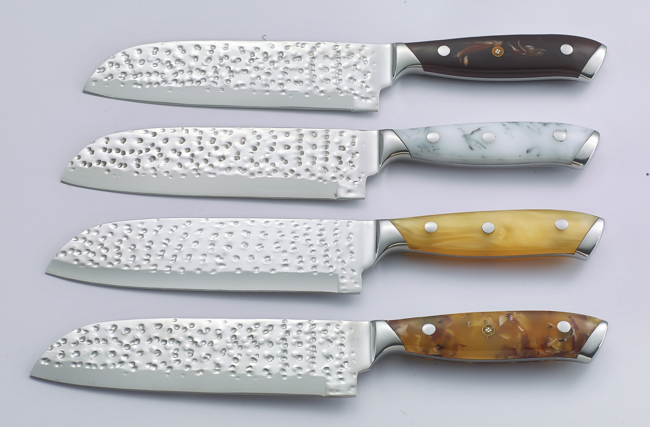 Acrylic handle kitchen knife