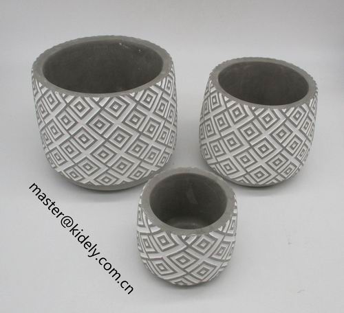 # flower pot, planter, garden pot, cement pot, cement vase