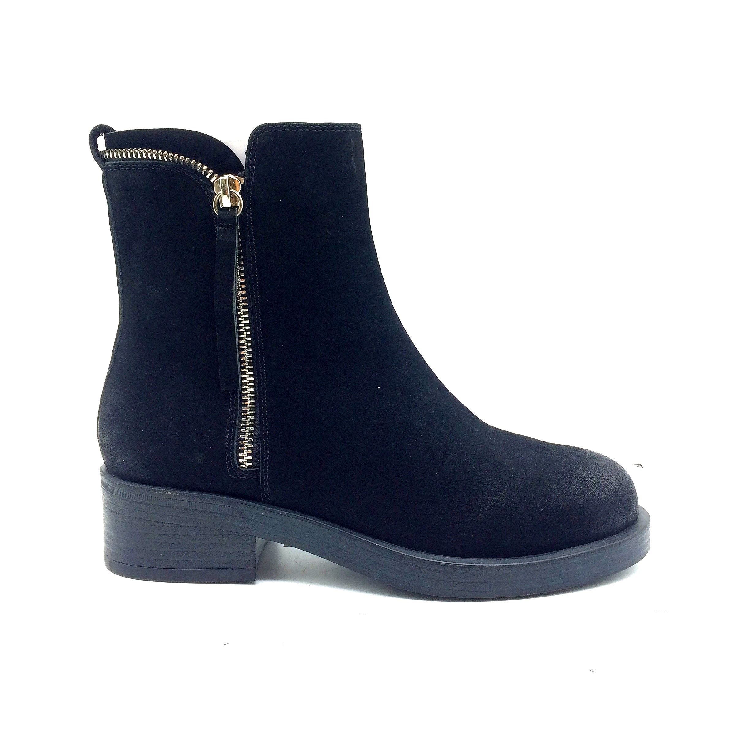 Auutumn-winter new fashion hot sales leather woman middle boots