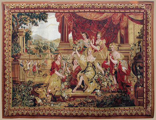 Hand rust carpet, palace tapestry, palace carpet, pile tapestry, KILM carpet