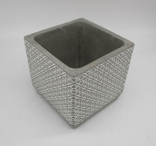 # flower pot, planter, garden pot, cement pot, cement vase