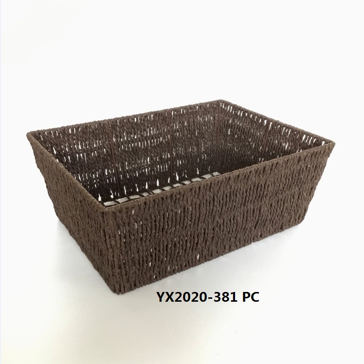 Paper rope basket
