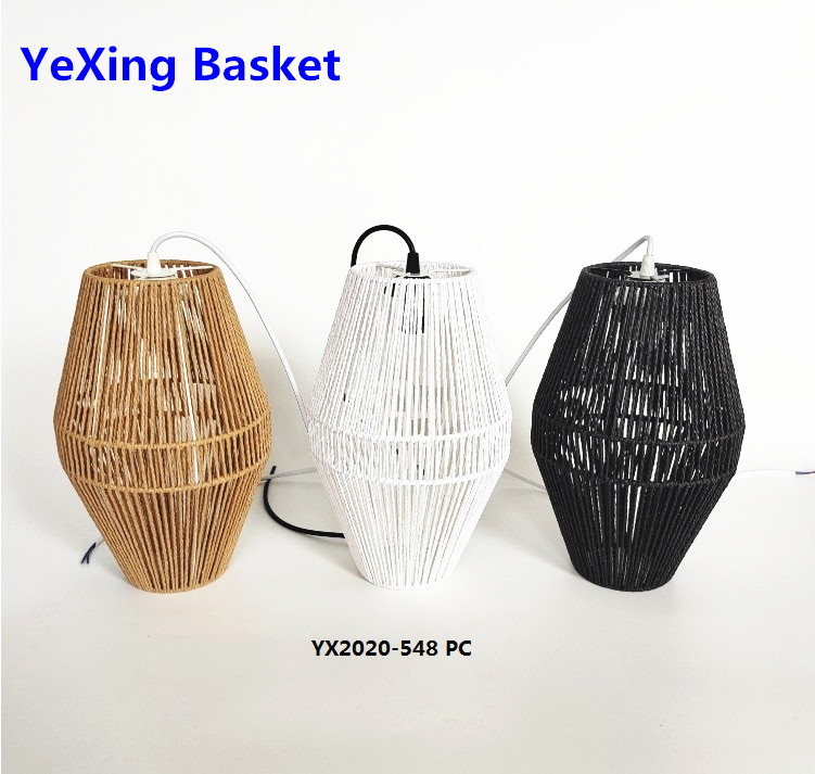 Rattan lampshade