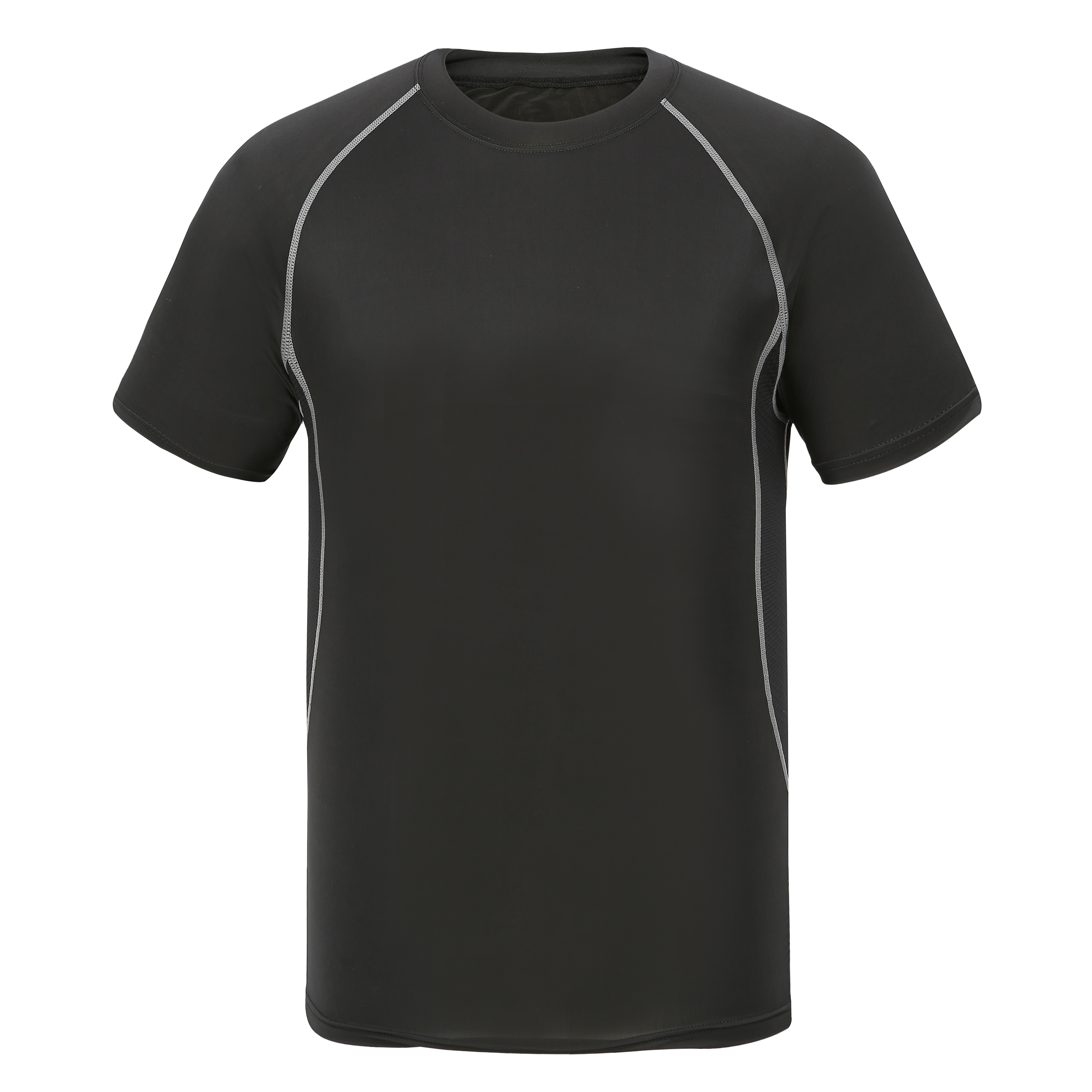 summer/spring cold feeling, long lasting odor free men's weft knit nylon ss tee for outdoor sports