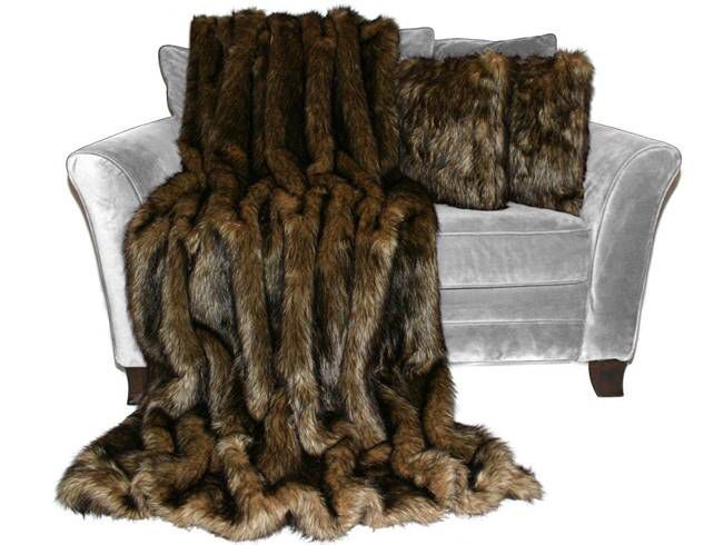 FUAX FUR blanket