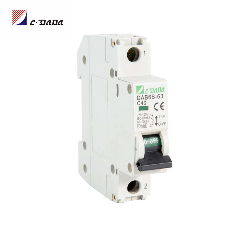 MCB DAB6-63 1P Miniature Circuit breaker 4.5KA 6KA