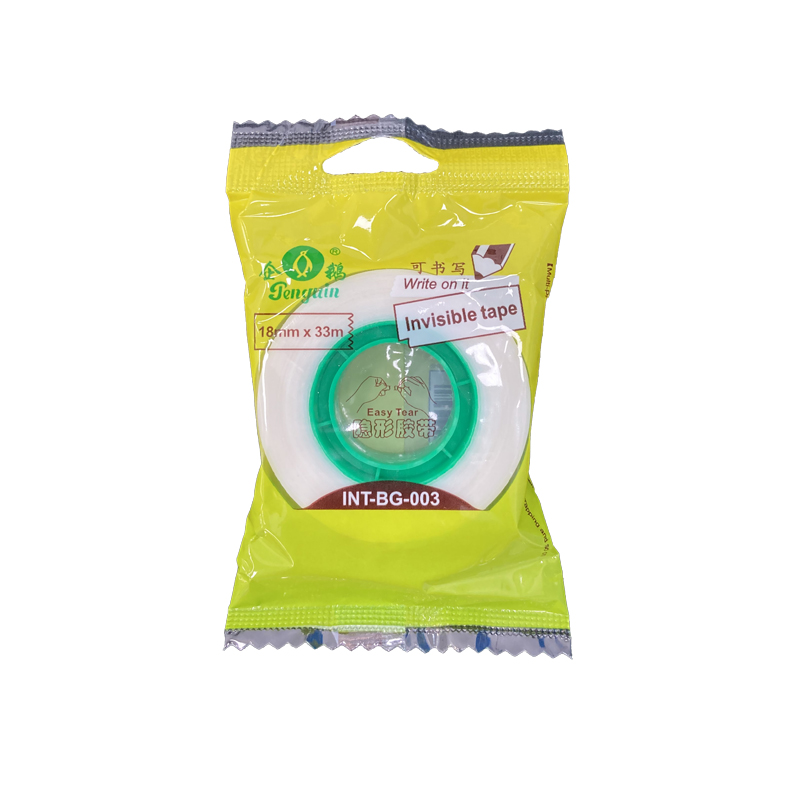 Invisible tape 50mic writable easy tear 33m by bag (BG-003)